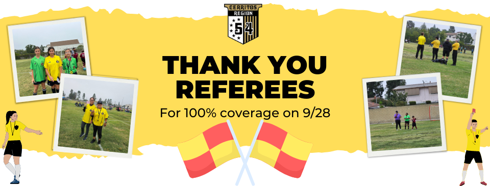 Thank You Referees!